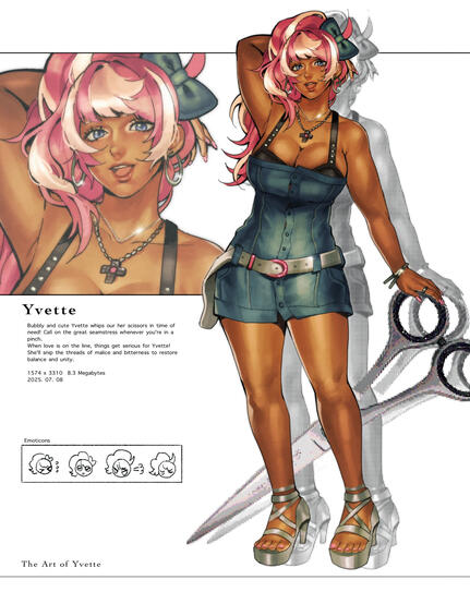 Yvette for Sushikat246 on Artfight (Jul 2025)